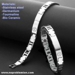 Improve Energy Stainless Steel Health Bracelet