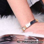 Noproblem Ion Balance Health Bracelet (P054) (Light Brown)