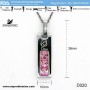 noproblemion.com Health Necklace with Swarvoski Crystal