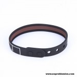 black silicone negative ion energy bracelet