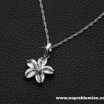 Stainless Steel Chain Swarovski Crystal necklace