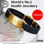 Anti-Fatigue Waterproof Tourmaline Energy Bracelet D008