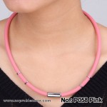 Negative Ion Unisex Health Necklace Noproblemion P058 Pink