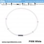 P058 White Waterproof Titanium Noproblem Ion Health Necklace