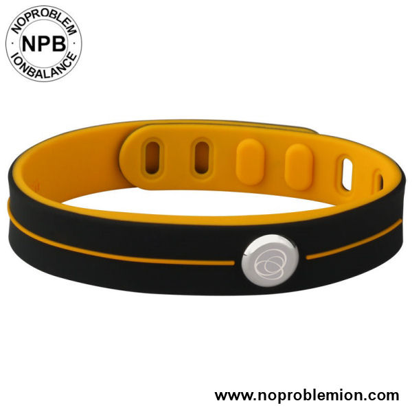 noproblem ion balance health bracelet P101 yellow